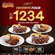 Save Up to P285 on Kenny Rogers Ultimate Favorite Four Bundle Plus More ...