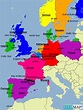 StepMap - West/Northwest Europe - Landkarte für Europe