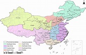 Administrative divisions of China at the province and county levels ...