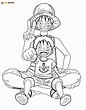 Dibujos de Monkey D. Luffy para colorear - 45 Dibujos para colorear