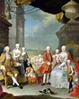 1756 Maria Theresia family by Martin van Meytens (Schloss Schoenbrunn ...