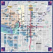 Indianapolis downtown mapa - Mapa del centro de la ciudad de ...