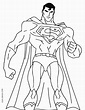 Dibujos de Superman para colorear - Páginas para imprimir gratis
