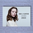 Mia Goth 2024 Calendar - Etsy