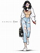 Kylie Jenner | Illustration fashion design, Fashion illustration ...