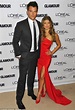 Fergie sizzles in sexy red dress as she and husband Josh Duhamel attend ...