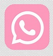 logo whatsapp rosa png