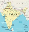 mapa político de la india - Stockphoto #14599689 | Agencia de stock ...