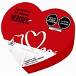 Chocolate HERSHEY'S Kisses Corazón Rojo Caja 102g - Oechsle