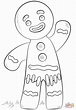 Gingerbread Man Drawing, Gingerbread Man Coloring Page, Gingerbread Man ...