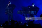 Neil Tennant and Chris Lowe of the English electronic pop duo Pet ...