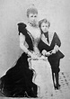 Maria Christina of Austria-Teschen (1858 –1929) Queen of Spain with her ...