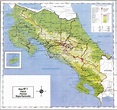 Mapa físico de Costa Rica – Guías Costa Rica