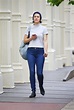 Mary Elizabeth Winstead in a Blue Slim Jeans Was Seen Out in New York ...