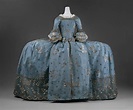 ca. 1750 British court dress (Metropolitan Museum) back view | Grand ...