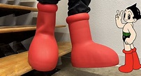 Big Red Boots, las botas de MSCHF que recuerdan a Astro Boy - MENzig