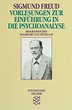 Vorlesungen zur Einführung in die Psychoanalyse bei Sigmund-Freud ...