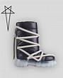 Rick Owens RICK OWENS Black Lunar Tractor Boots Megalace | Grailed