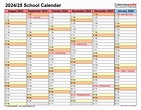 School Calendars 2024/2025 - Free Printable Word templates