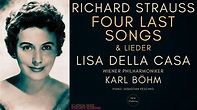 Richard Strauss - Four Last Songs & Lieder (Ct.rc.: Lisa della Casa ...