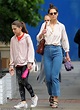 Katie Holmes grabs pastries to go with daughter Suri | Daily Mail Online