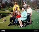 The Royal Family in the grounds of Frogmore House, Windsor. From left ...