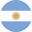 bandera circular de argentina. 11571494 PNG