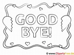Goodbye I Miss You Coloring Pages Sketch Coloring Page