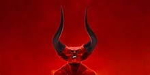 fantasy art, demon, creature, artwork, Satan, horror, dark HD Wallpaper