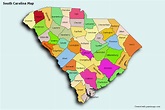 Carolina Del Sur Mapa En Blanco. Coloque sus propias imágenes en el ...