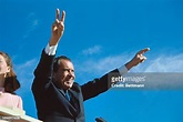 Nixon Peace Sign Photos and Premium High Res Pictures - Getty Images