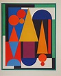 Auguste HERBIN - Composition Rouge 2, 1949 - Sérigraphie - Art Moderne ...