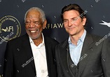 Morgan Freeman Left Bradley Cooper Arrive Editorial Stock Photo - Stock ...