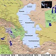 World Map Caspian Sea