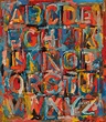 Number and Alphabet - Jasper Johns | Wikioo.org - The Encyclopedia of ...