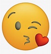 Kissy Face Emoji Printable - Angry Kiss Emoji Png, Transparent Png ...