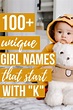 Unique Baby Girl Names that Start with K | 2024 The Mommyhood Club