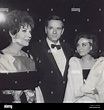 POLLY BERGEN with husband Freddie Fields and Freddie's daughter ...