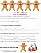 27 Printable Secret Santa Questionnaire Templates ᐅ TemplateLab