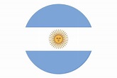 Circle flag vector of Argentina 11074385 Vector Art at Vecteezy