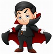 Vampiro de dibujos animados | Vector Premium