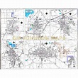 Paris, Texas Street Map - GM Johnson Maps