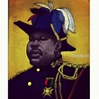 Marcus Garvey (detail). Garvey sketch painted on my tablet using ...
