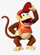 Donkey Kong Png - Mario Bros Diddy Kong, Transparent Png - kindpng