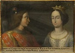 52. Ferry II, comte de Vaudémont, et son épouse Yolande d'Anjou ...