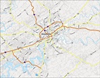 Map of Knoxville, Tennessee - GIS Geography