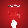Happy New Year 2024. New Year creative design for social media ads ...