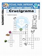 Ficha de Crucigrama para Primero de Primaria | PDF