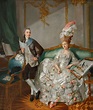 Georg David Matthieu, Hereditary Prince Friedrich Franz with His Wife ...