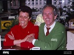 Gerd Vespermann mit neuer Frau Christiane im Theater am 09.02.1988 ...
